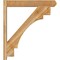 Ekena Millwork Merced Craftsman Rough Sawn Outlooker, Western Red Cedar, 6"W x 34"D x 38"H OUT06X34X38MRC04RWR - alternate 3